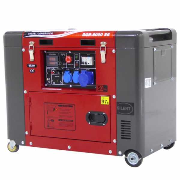 GeoTech Pro DGP8000SE - Diesel Stromerzeuger 230V einphasig  - 5,5 kW - leise