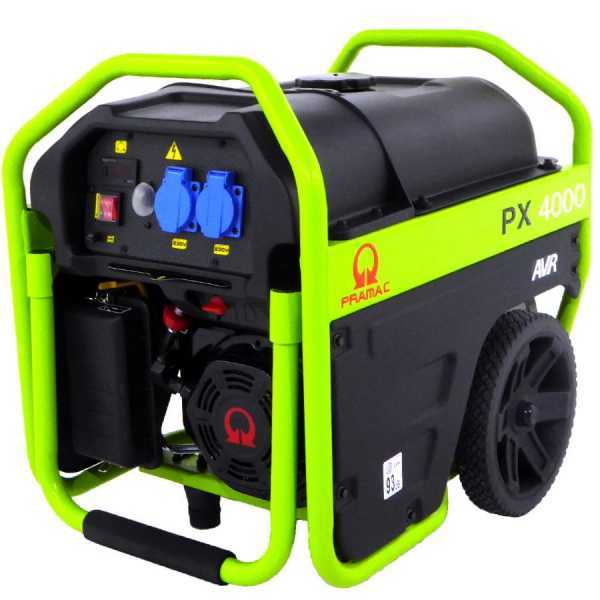 Benzin Stromerzeuger 230V einphasig Pramac PX 4000 - 2,3 kW - mit Rädern