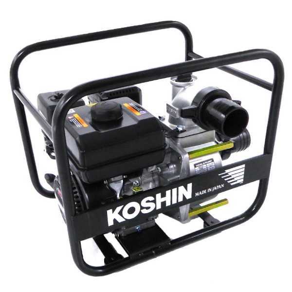 Benzinmotorpumpe Koshin STV-80X für Grauwasser mit 80 mm Anschlüssen - Wasserpumpe im Angebot