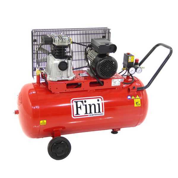 FINI ADVANCED MK 102 N 90 2M - Elektrischer Kompressor mit Riemenantrieb - Motore 2PS - 90Lt im Angebot