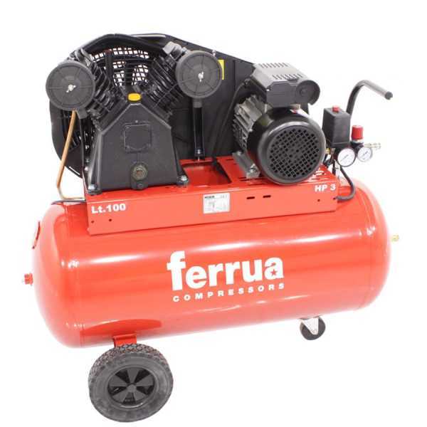 Ferrua VCF/100 CM3 - Elektrischer Kompressor mit Riemenantrieb - Motor 3PS - 100Lt im Angebot