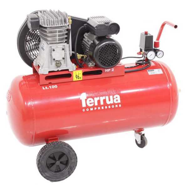 Ferrua FB28/100 CM2 - Elektrischer Kompressor mit Riemenantrieb - Motor 2 PS - 100 Lt im Angebot