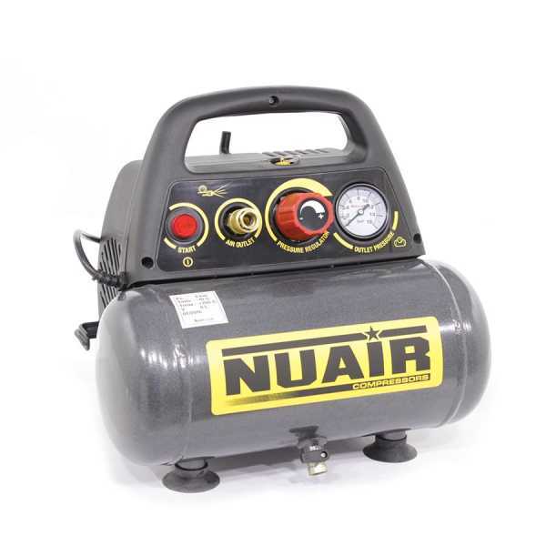 Nuair New Vento  200/8/6 - Elektrischer kompakter Kompressor - Motor 1.5 PS oilless - 6 Lt im Angebot