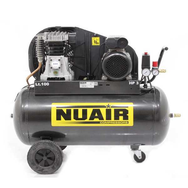 Nuair B2800B/100 CM3 - Elektrischer Kompressor mit Riemenantrieb - Motor 3 PS - 100 Lt im Angebot