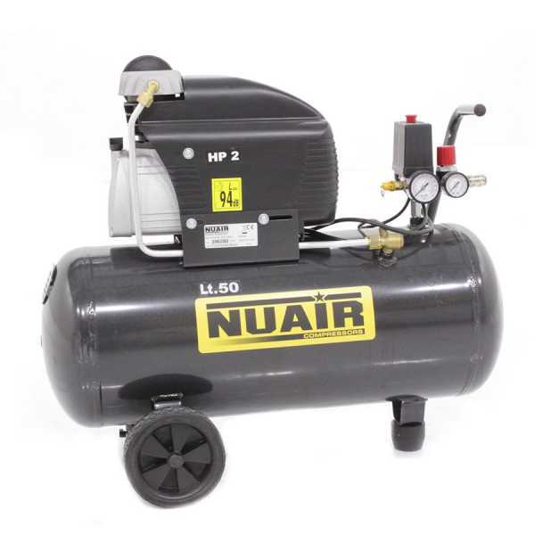 Nuair FC 2 50 - Elektrischer Kompressor mit Wagen - Motor 2 PS - 50 Lt Druckluft im Angebot