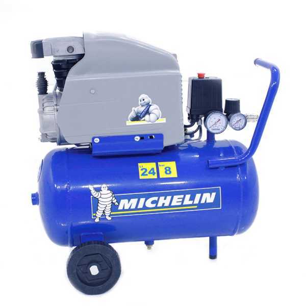 Michelin MB 24 - Elektrischer Kompressor mit Wagen - Motor 2 PS - 24 Lt - Druckluft im Angebot