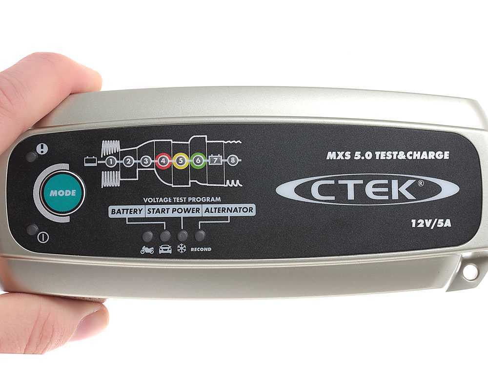 Batterieladegerät CTEK MXS 5.0 Test & Charge - Jetzt 21% Ersparnis