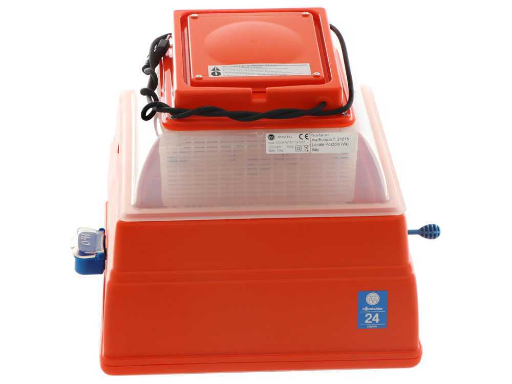 Kerbl Covatutto 24 Digitaler Brutautomat – 41x35x37,5 Cm, Für 24 Hühnereier, Inkl. Thermostat & Feuchtemessung