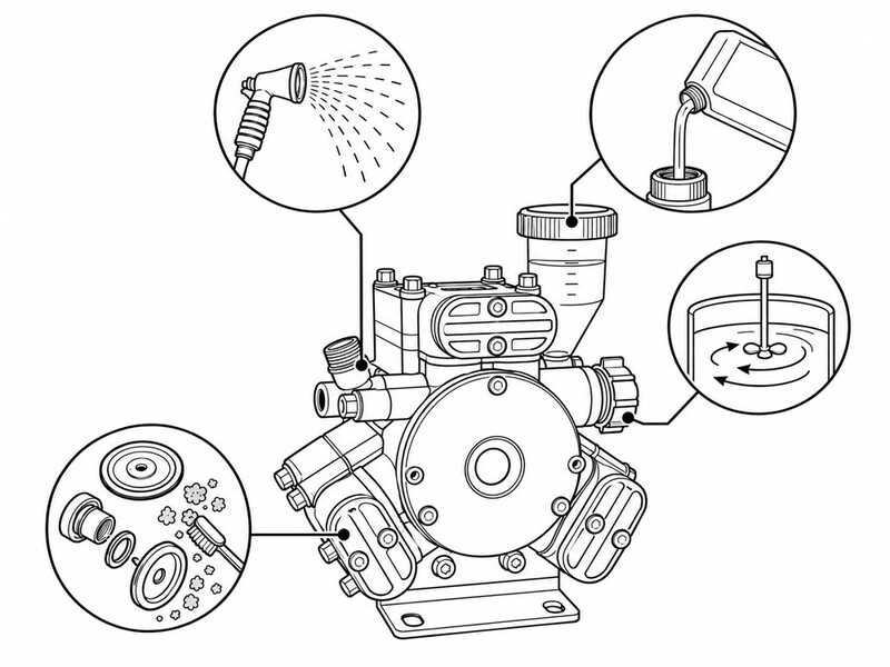 Hochdruck-Kolbenmembranpumpe Comet MP 20 f&uuml;r Traktor &ndash; mittlerer Druck