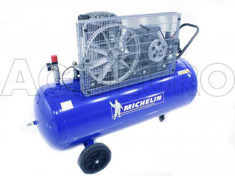 Michelin MCX 300 598 - Elektrischer Kompressor mit Riemenantrieb - Motor 5.5 PS - 270Lt