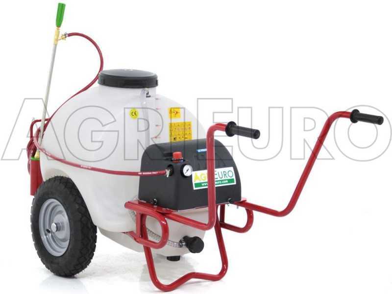 Karrenspritze mit Batterie 12V, 120 Lt PRO - Elektrische Karrenspritze