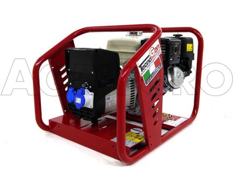 TecnoGen H5000 AVR -Benzin-Stromerzeuger mit AVR-Regelung 3.6 kW - Dauerleistung 3.3 kW - 230V