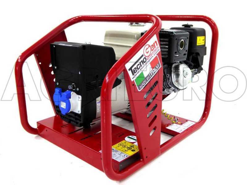 TecnoGen H5000 AVR -Benzin-Stromerzeuger mit AVR-Regelung 3.6 kW - Dauerleistung 3.3 kW - 230V