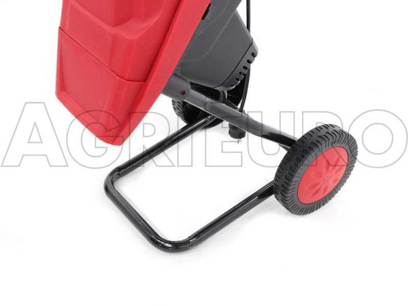 GeoTech ES 2400 BLADES - Elektro H&auml;cksler - mit umkehrbaren Messern und Auffangwanne