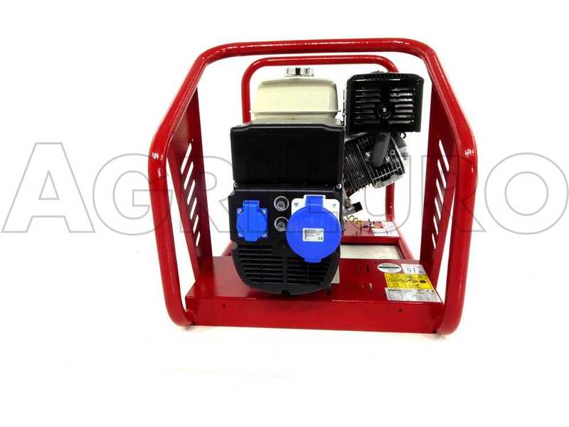 TecnoGen H8000 AVR - Benzin-Stromerzeuger mit AVR 5.3 kW -Dauerleistung 4.8 kW - 230V
