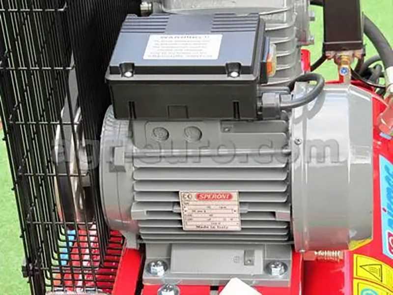 Airmec 410 L/min - Kolbenkompressor mit Elektromotor - Kompressor f&uuml;r Baustellen