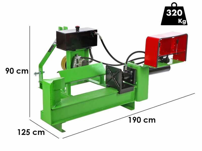 AgriEuro 20 T - Liegender Holzspalter - Dreipunktaufnahme f&uuml;r Traktor