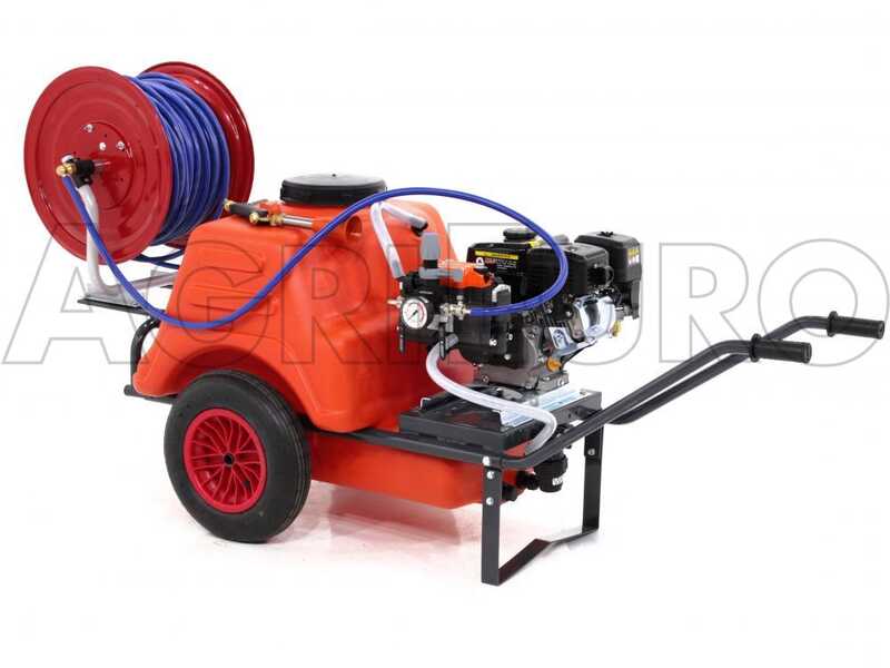 Kit Motorspr&uuml;hpumpe Comet MP 30 Loncin G200F auf Karren Dal Degan mit 150 l Tank