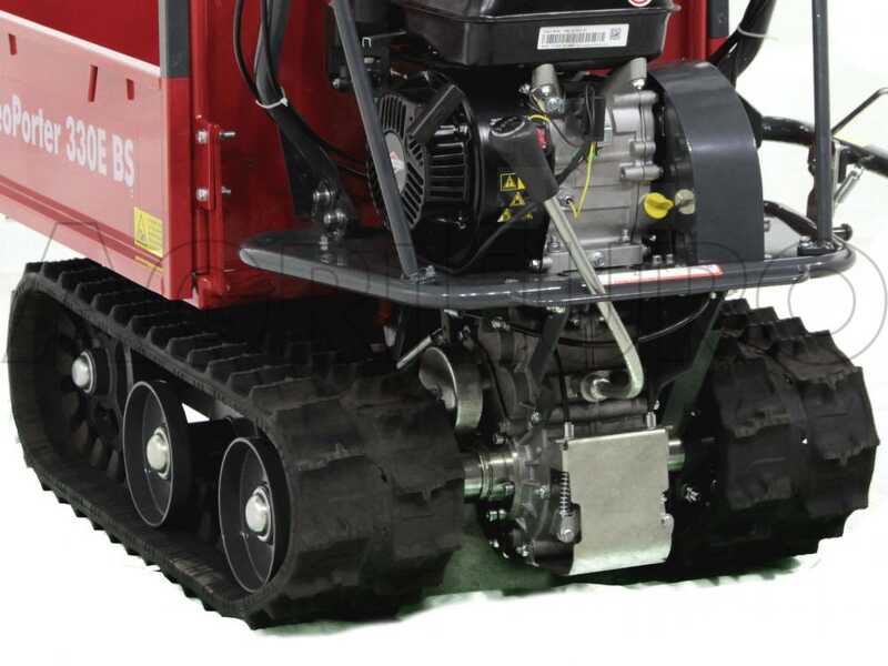 GeoTech Pro Raupendumper GeoPorter 330E BS B&amp;S CR950 mit ausziehbaren Seitenw&auml;nden - 300 kg