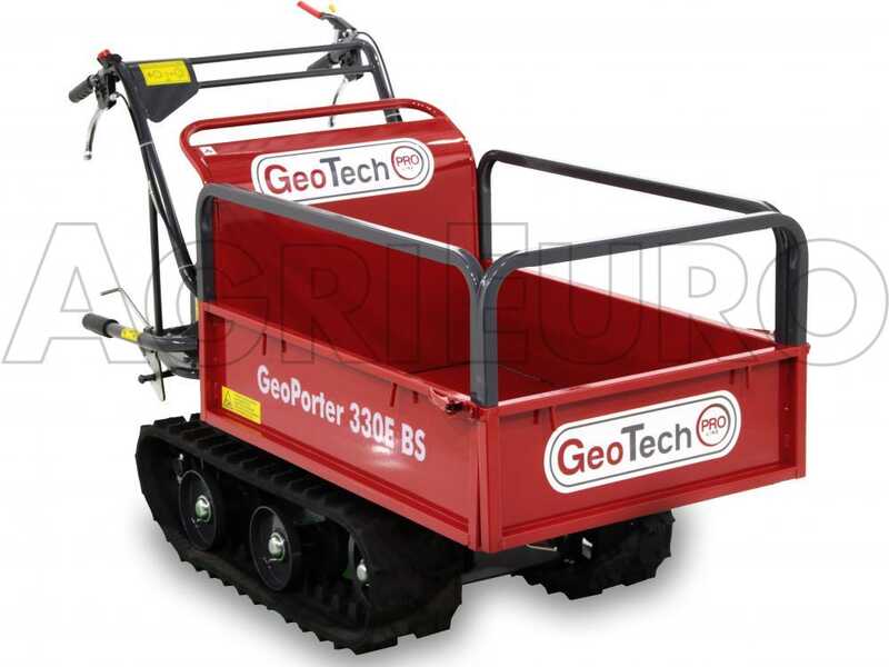 GeoTech Pro Raupendumper GeoPorter 330E BS B&amp;S CR950 mit ausziehbaren Seitenw&auml;nden - 300 kg