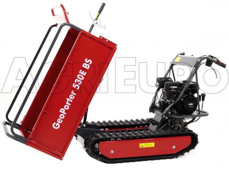 GeoTech Pro Raupendumper GeoPorter 530E BS CR950 mit ausziehbaren Seitenw&auml;nden - 500 kg