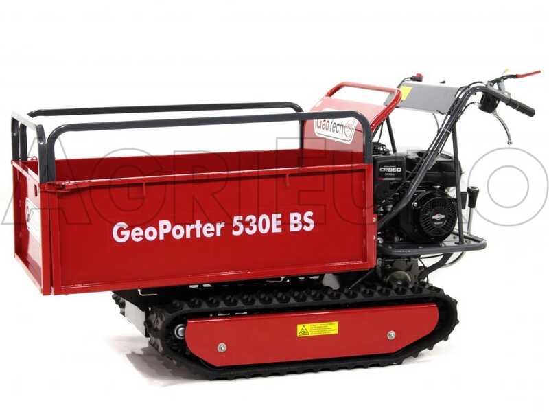 GeoTech Pro Raupendumper GeoPorter 530E BS CR950 mit ausziehbaren Seitenw&auml;nden - 500 kg