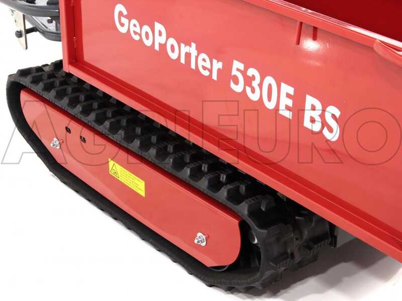 GeoTech Pro Raupendumper GeoPorter 530E BS CR950 mit ausziehbaren Seitenw&auml;nden - 500 kg