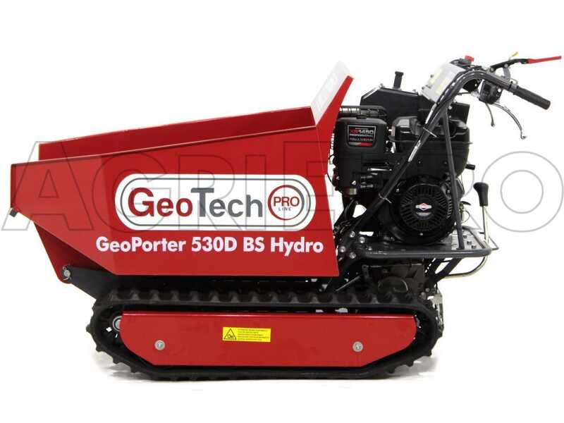 Raupendumper GeoTech GeoPorter 530D BS Hydro - 12 PS - Hydraulisches Kippsystem - Ladekapazit&auml;t 500 kg
