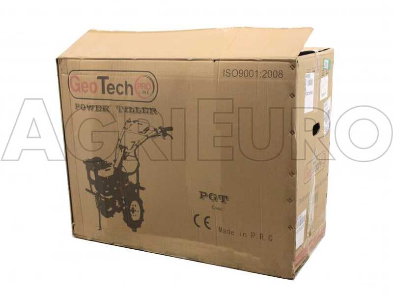 GeoTech-Pro PGT 900 &ndash; Benzin-Motorhacke mit 7 PS, 2+1-Getriebe und Zahnradantrieb