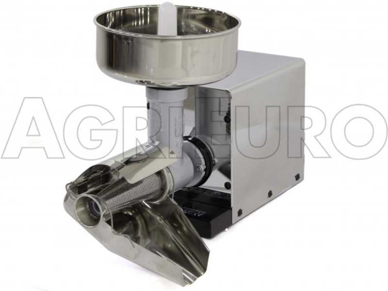 Reber 70100N - Tomatenpresse N.3 INOX - elektrischer Profi Induktionsomotor 400 W