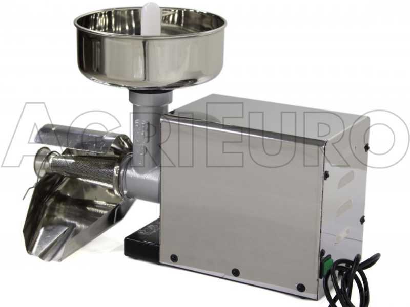 Reber 70100N - Tomatenpresse N.3 INOX - elektrischer Profi Induktionsomotor 400 W