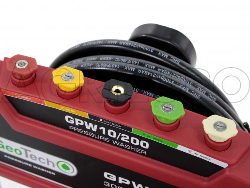 GeoTech GPW 10/200 &ndash; Benzin Hochdruckreiniger &ndash; 228 bar &ndash; 568 l/h &ndash; Motor Ducar DV196