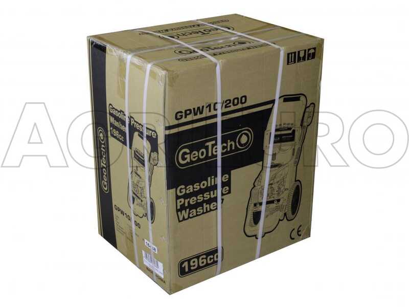 GeoTech GPW 10/200 &ndash; Benzin Hochdruckreiniger &ndash; 228 bar &ndash; 568 l/h &ndash; Motor Ducar DV196
