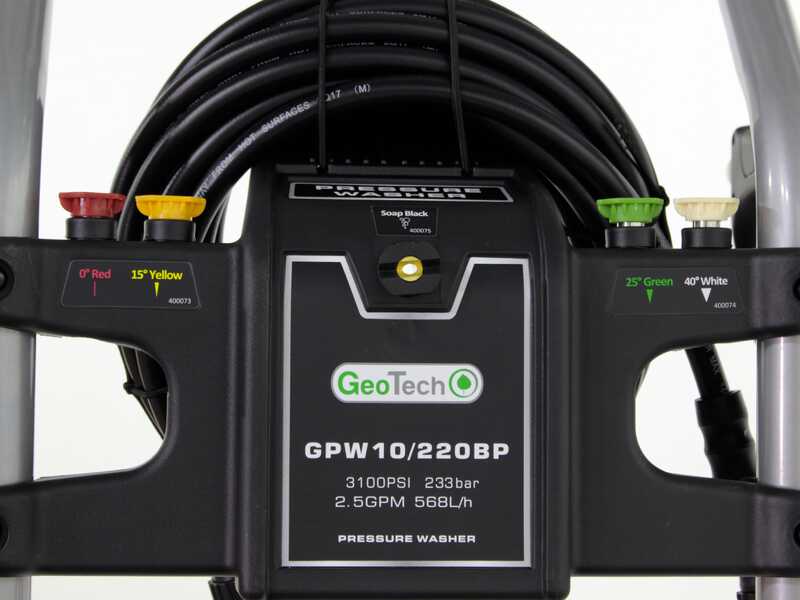 Benzin Hochdruckreiniger GeoTech GPW 10/220 BP - Benzinmotor 208 ccm 7 PS - 233 bar