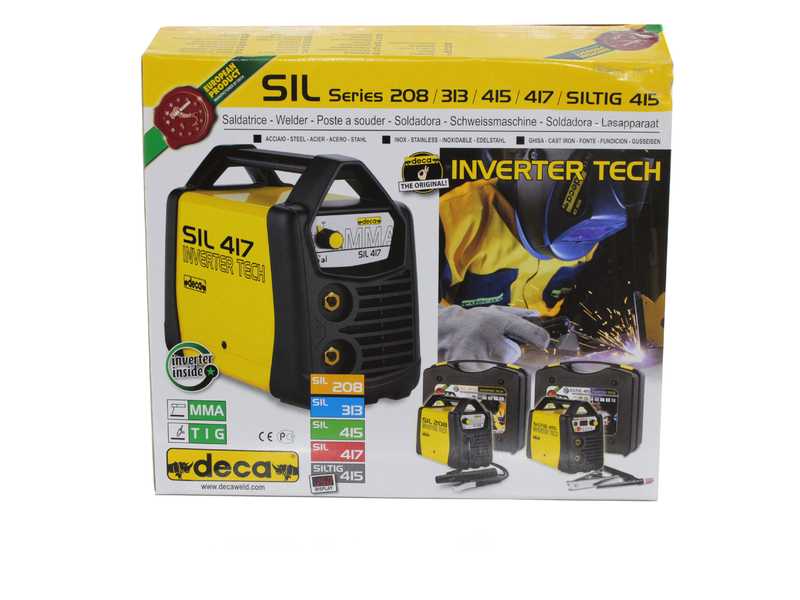 Schwei&szlig;ger&auml;t Elektrode Inverter Deca SIL 208 - 80 Amp max - 1Ph 230 Volt