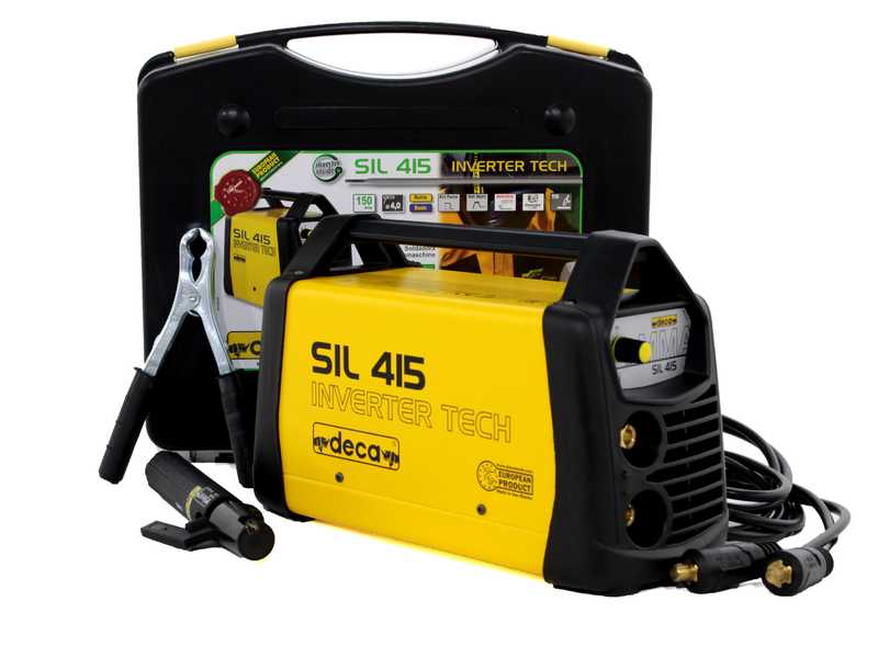 Schwei&szlig;ger&auml;t Inverter Deca SIL 415 - 150 Amp max - 230 Volt - Kit