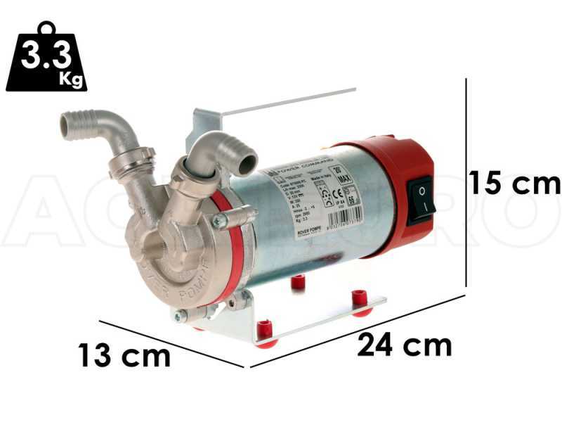 Elektrische Umf&uuml;llpumpe Rover Marina Mini Novax 20 - 12V - mit Power Command