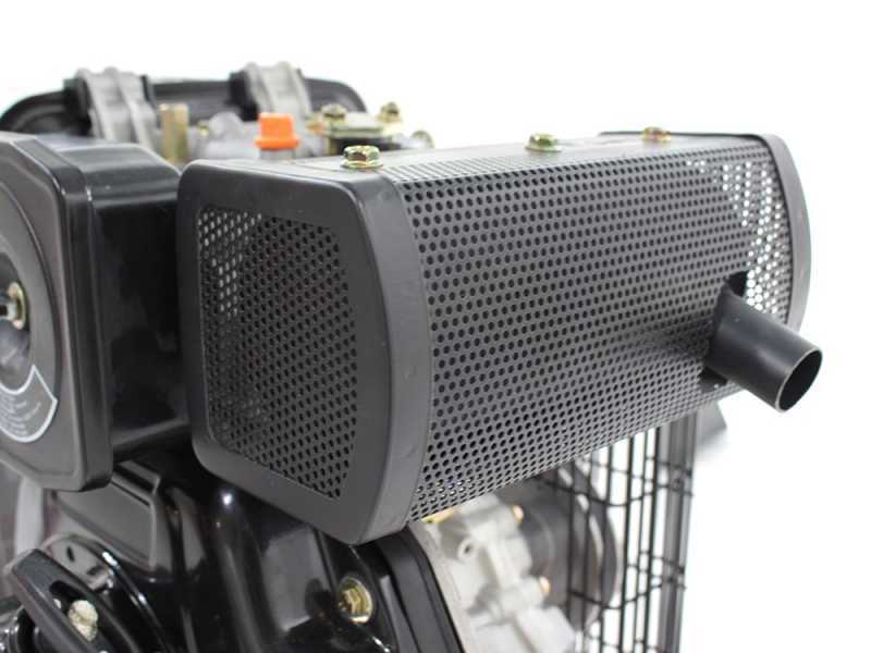 Premium Line GVD 50/700 AE Kolbenkompressor mit Diesel Motor - elektrischer Antrieb