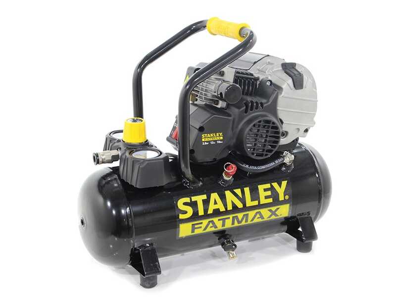 Stanley Fatmax HY 227/10/12 - Kompakter tragbarer elektrischer Kompressor - Motor 2 PS - 12 Lt