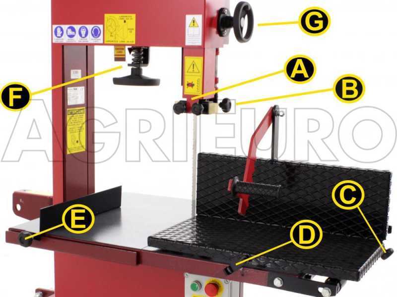 Professionelle Brennholz-Bands&auml;ge 600 RE - 400V