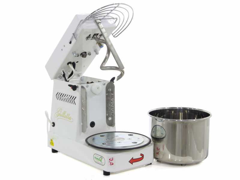 Spiralkneter Famag Grilletta IM 5-S einphasig - Kippbarer Kopf - 5 Kg