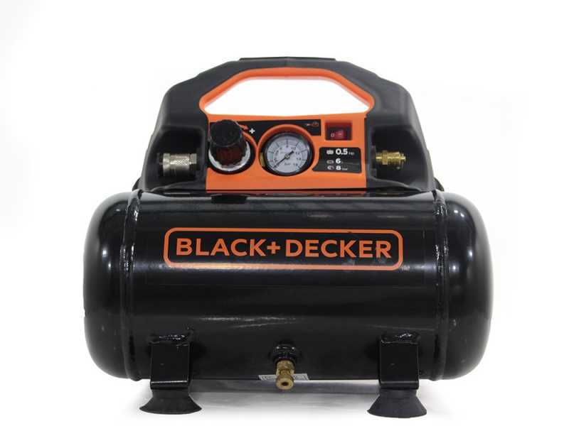 Black &amp; Decker BD 55/6 - Elektrischer kompakter tragbarer Kompressor - Motor 0.5 PS - 6 Lt