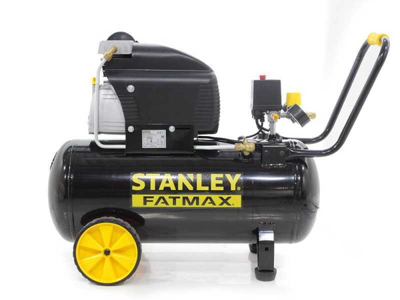 Stanley Fatmax D211/8/50s - Elektrischer Kompressor mit Wagen - Motor 2 PS - 50 Lt - Druckluft