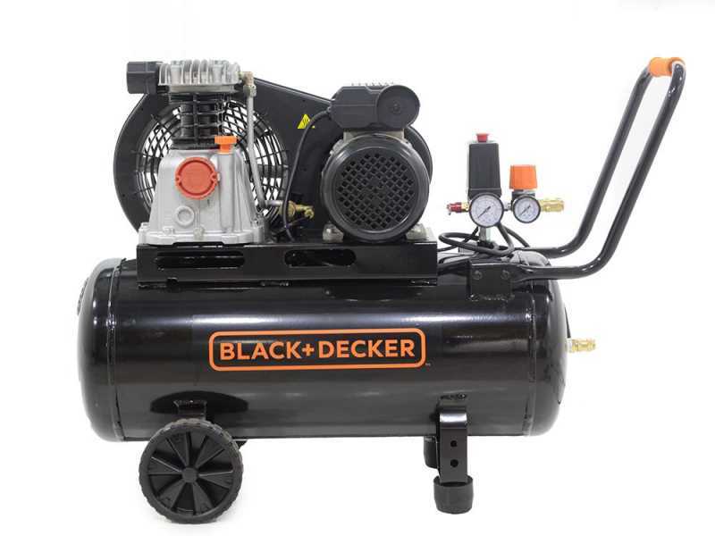 Black &amp; Decker BD 220/50 2M - Elektrischer Kompressor mit Riemenantrieb - Motor 2PS - 50Lt