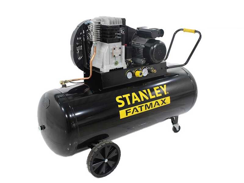 STANLEY  B 400/10/200 - 230V-Kompressor mit Riemenantrieb - Motor 3 PS - 200Lt