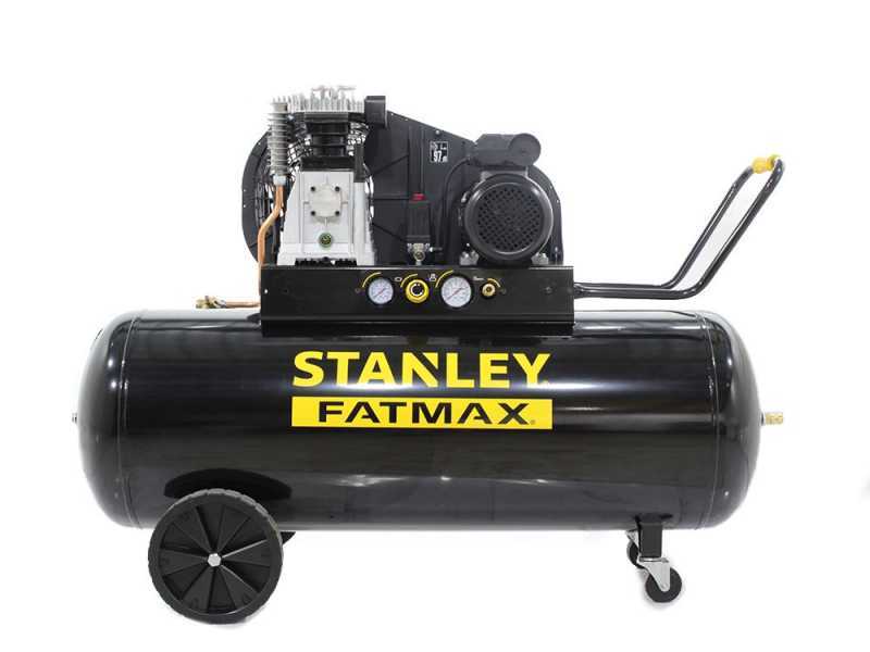 STANLEY  B 400/10/200 - Einphasiger Kompressor mit Riemenantrieb - Motor 3 PS - 200Lt