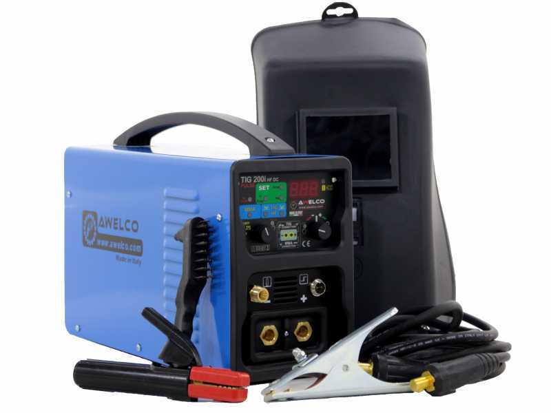 Inverter-Schwei&szlig;ger&auml;t Awelco TIG 200i HF Pulse - TIG DC - MMA - 200A - 230V - Handkoffer und Kit