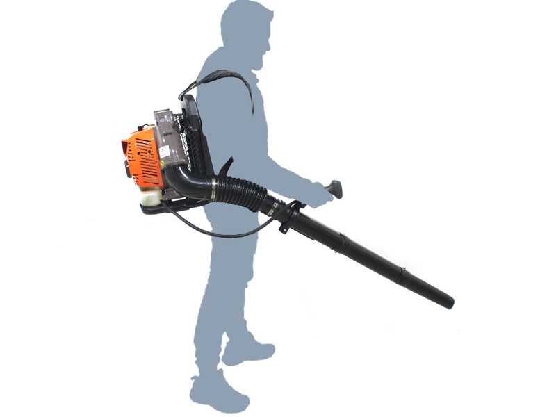 R&uuml;ckentragbarer Laubbl&auml;ser Ama KBL500 mit gepolsterter R&uuml;cklehne