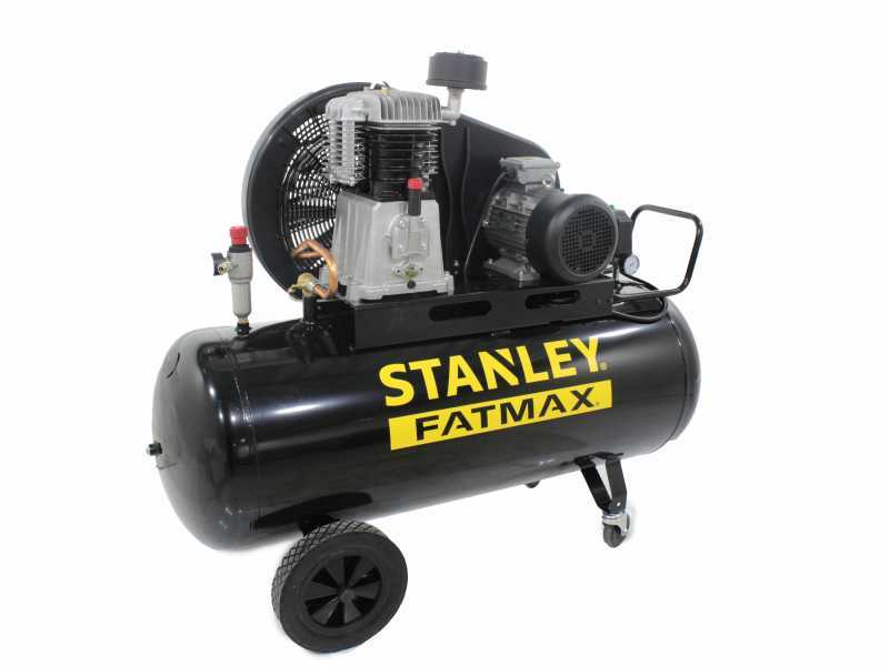 Stanley Fatmax BA 851/11/270 - Dreiphasiger Kompressor mit Riemenantrieb - Motor 7.5 PS - 270 Lt