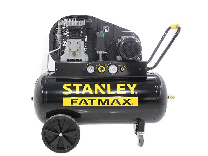 Stanley Fatmax B 350/10/100 T - Elektrischer Kompressor mit Riemenantrieb - Motor 3 PS - 100 Lt